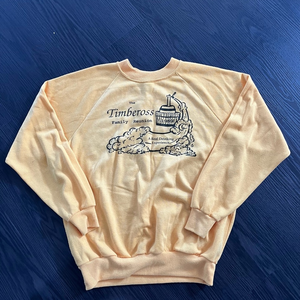 Vintage 1989 Timbercross Family Reunion Crewneck